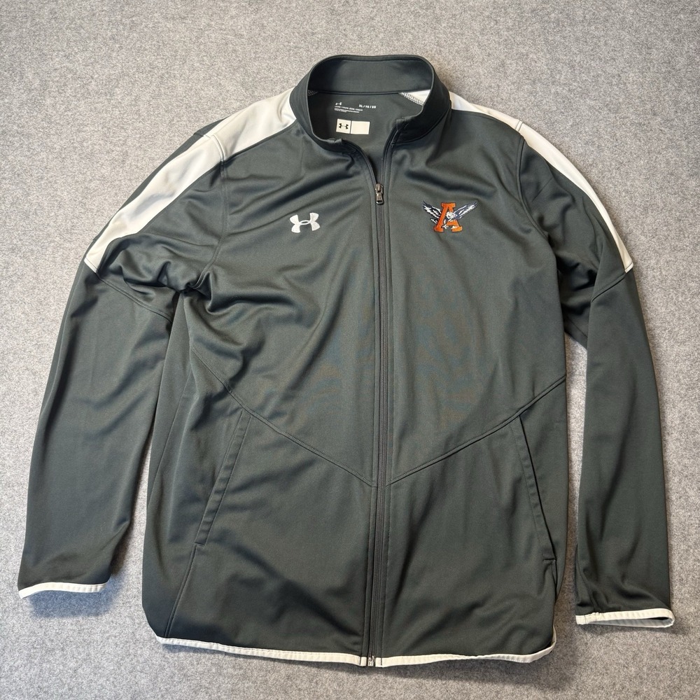 Under Armour Auburn Special Edition Full Zip Jacket Men's XL Eagle Logo Gray